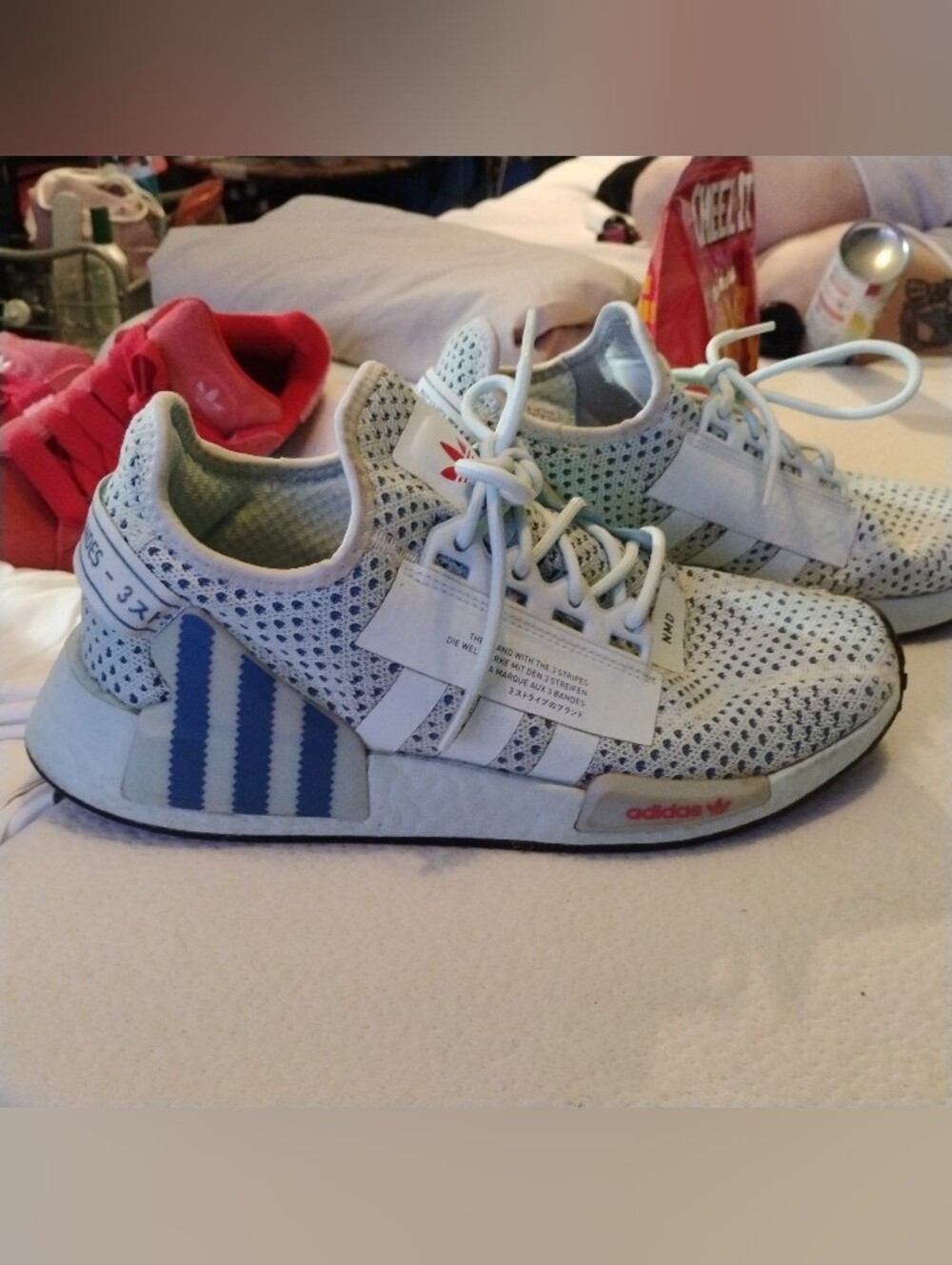 Adidas NMD_V3 Cloud White / Blue Rush 8.5 men Pre-owned